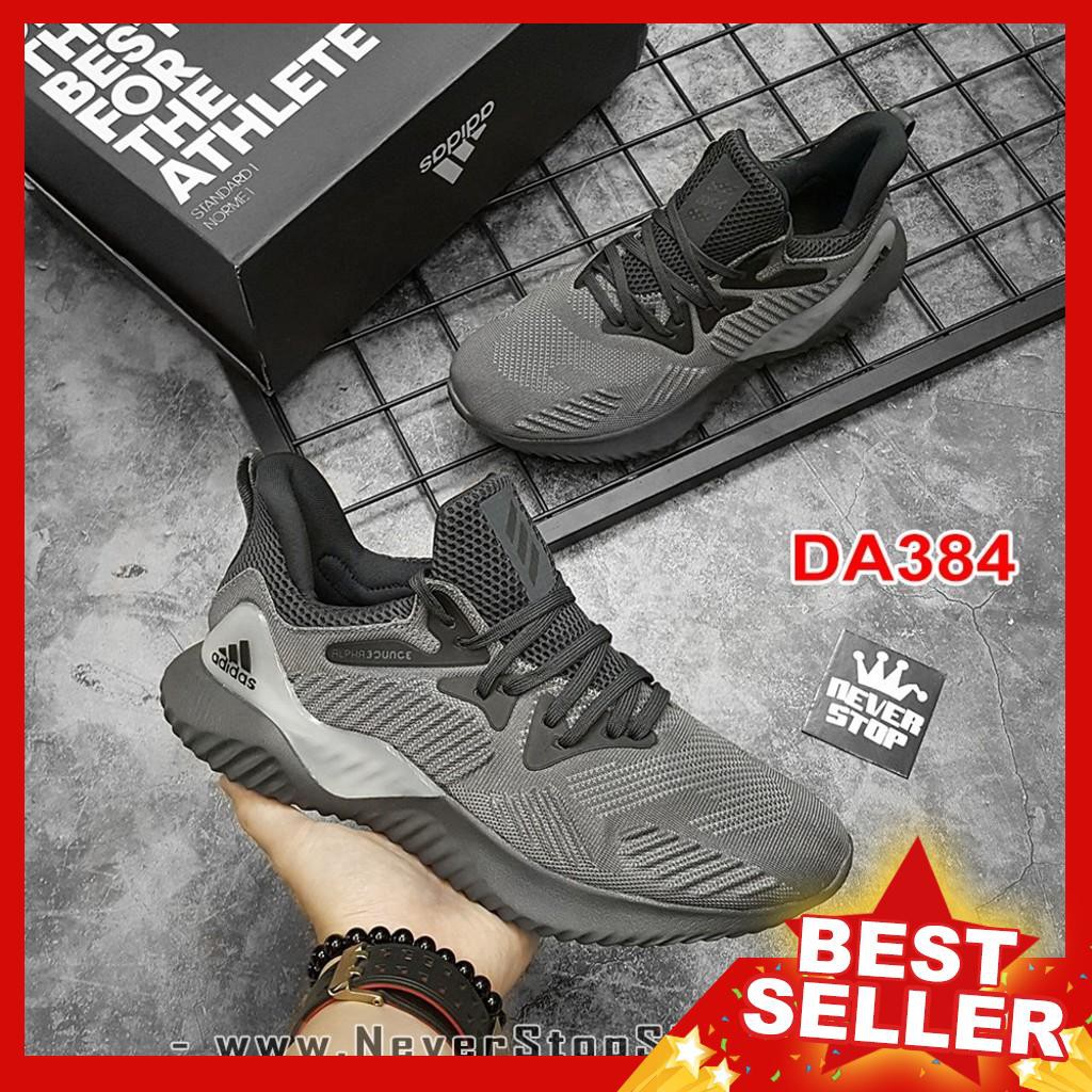 ADIDAS ALPHABOUNCE BEYOND XÁM TRẮNG giày thể thao siêu êm, nhẹ, chống hôi chân [TẶNG VỚ] 👟 NEW 2020