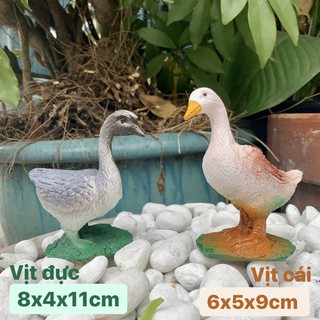 [CHỌN MÀU] Con Vịt Trang Trí Hồ Cá, Sân Vườn...
