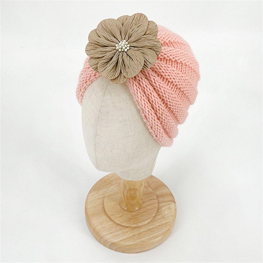 Mũ Beanie Dệt Kim Đính Hoa Thời Trang Thu Đông