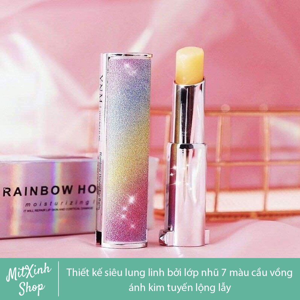 [Hàng chuẩn Giá Cực Sốc] Son Dưỡng Đổi Màu YNM Rainbow Honey Lip Balm