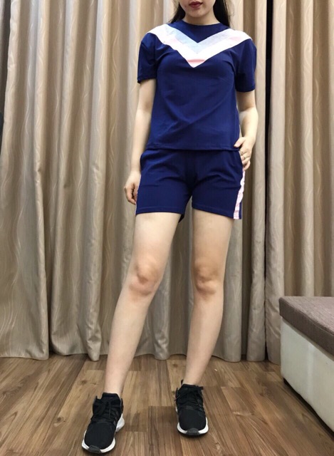 Bộ đồ mặc nhà/ đi chơi chất cotton dày dặn thoáng mát
