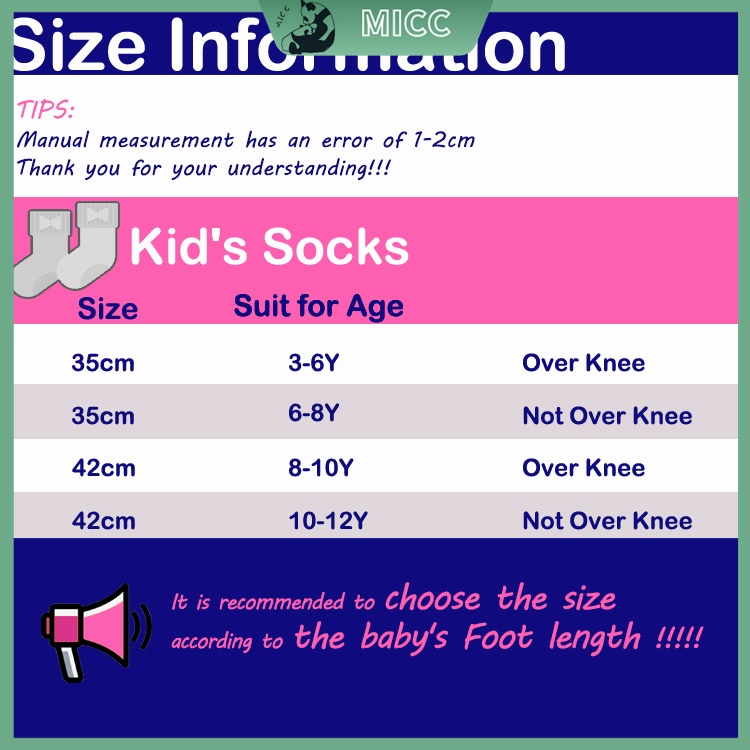 Đôi Vớ Dài 35Cm 42CM Thoáng Khí Phong Cách Công Chúa Dễ Thương Cho Bé Gái