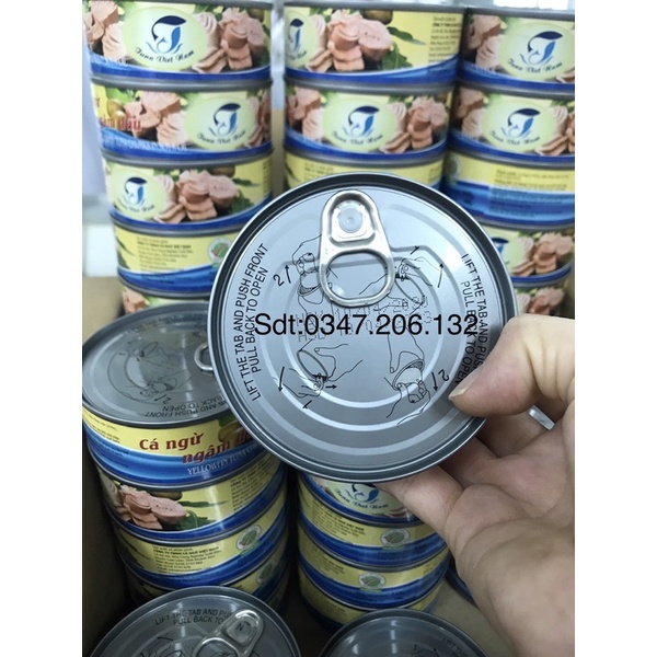 Combo 24lon cá ngừ ngâm dầu (140gr) ( móp-không nhãn)