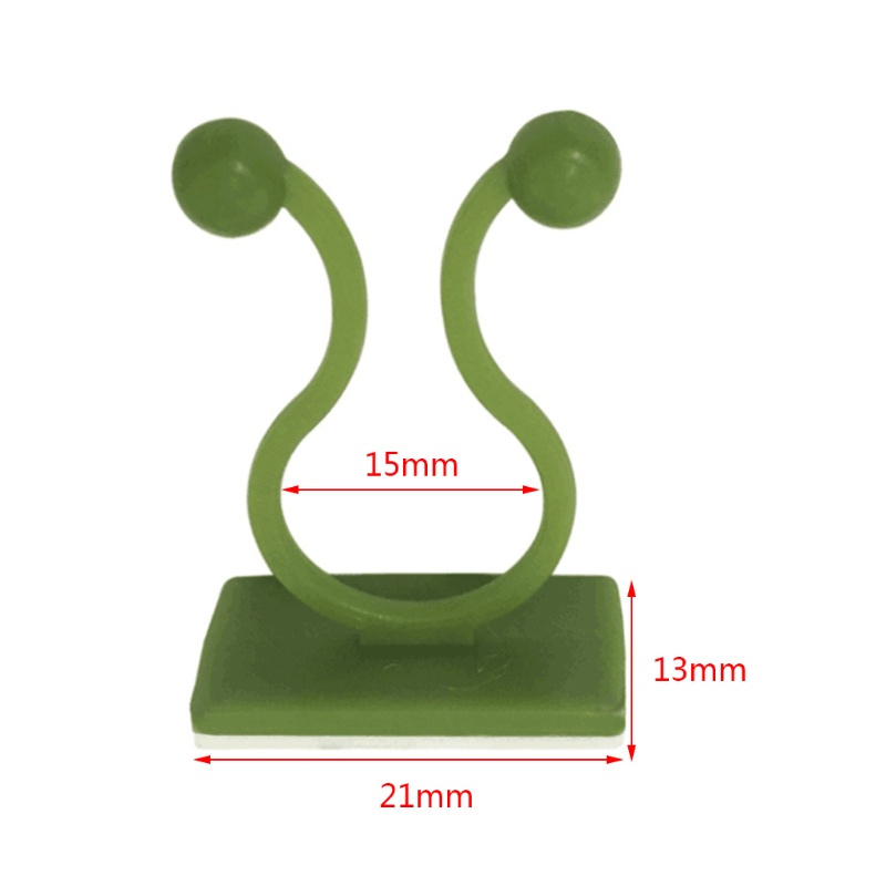 Set 100 Kẹp Cố Định Dây Leo Trèo Tự Dính Tiện Lợi Giá Đỡ