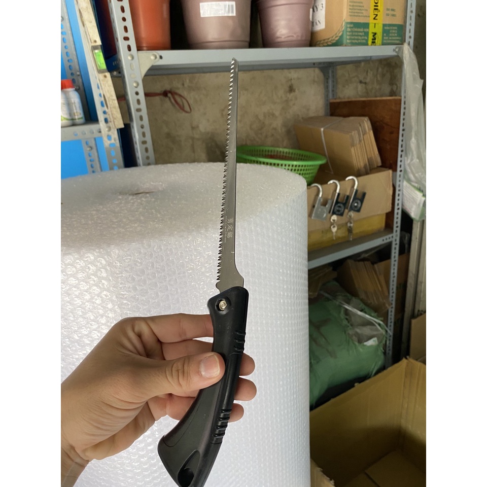 Cưa gỗ cầm tay mini Nhật cực sắc cưa lách cành cây vị trí hẹp, khoét tạo kiểu dáng cây - C123 - KN
