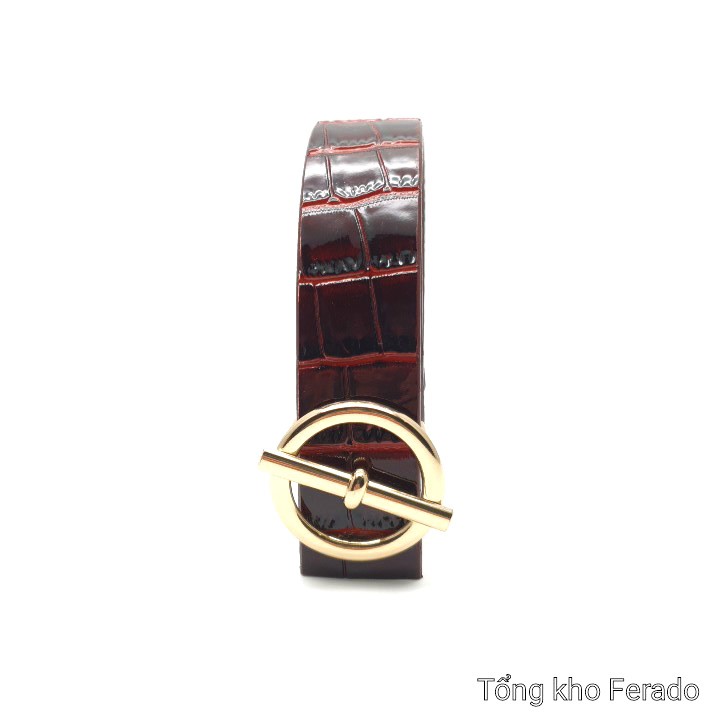 Dây thắt lưng mặt cài tròn