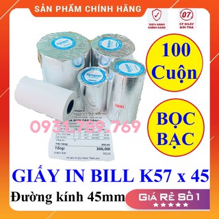 Giấy In Bill K57x45 ( 100 cuộn) - Giấy In nhiệt K57x45