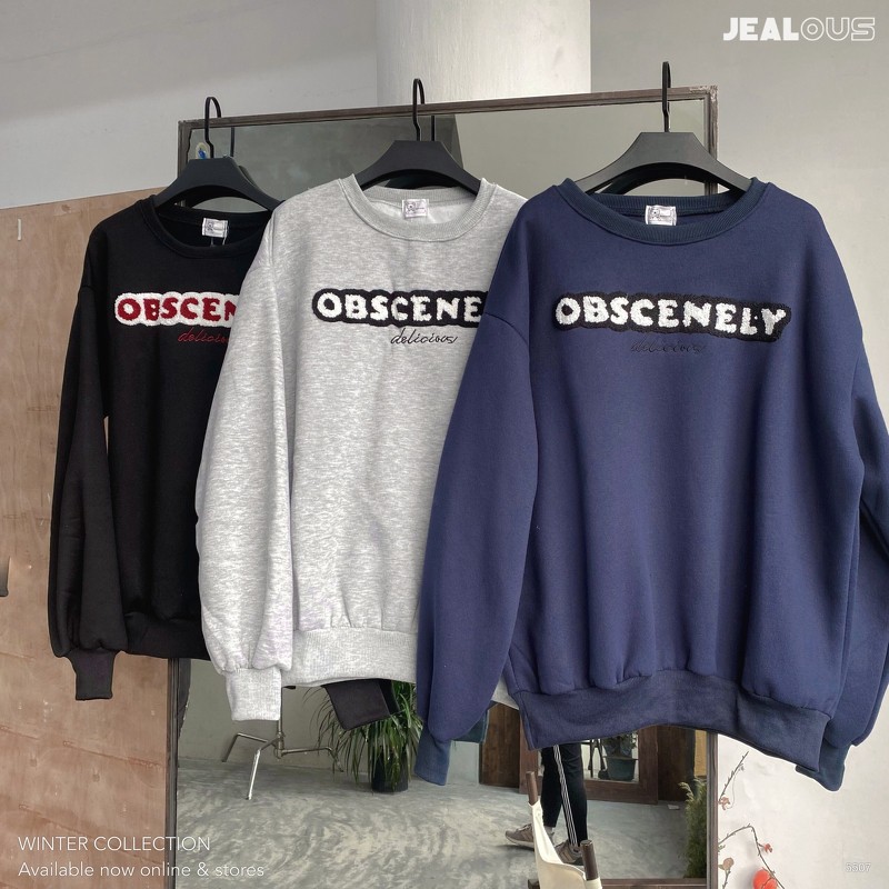 Áo sweater OBSCENELY bông 5507 | BigBuy360 - bigbuy360.vn
