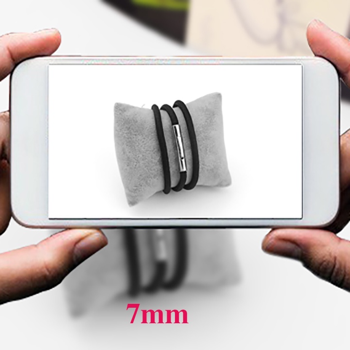 Dây chuyền nam dù thái cao cấp 7ly khóa inox trắng sáng đẹp, bao ngầu, thể hiện đẳng cấp phái mạnh