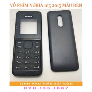 Vỏ phím nokia 105 2015 màu đen