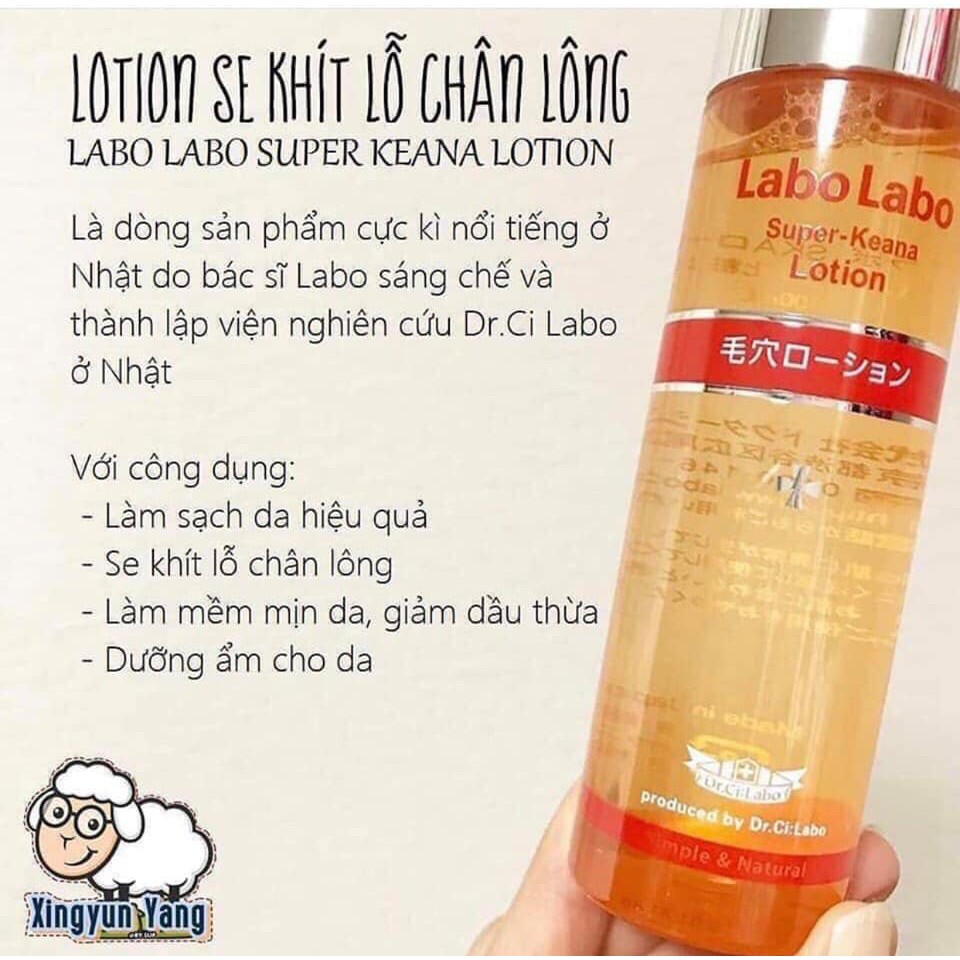 Nước Lotion Se Khít Lỗ Chân Lông