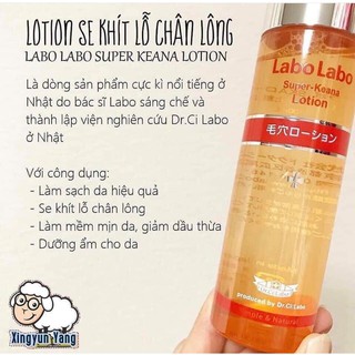 Nước lotion se khít lỗ chân lông