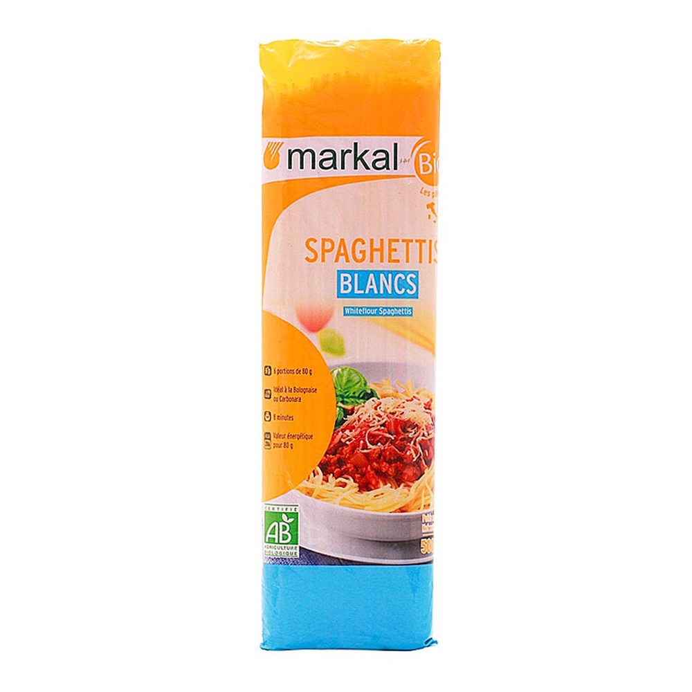 Mì Spaghetti trắng hữu cơ Markal 500g