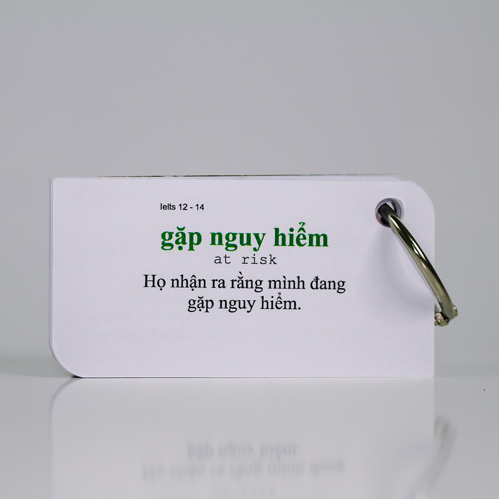 Flashcard Tiếng Anh IELTS B  - 3 loại giấy