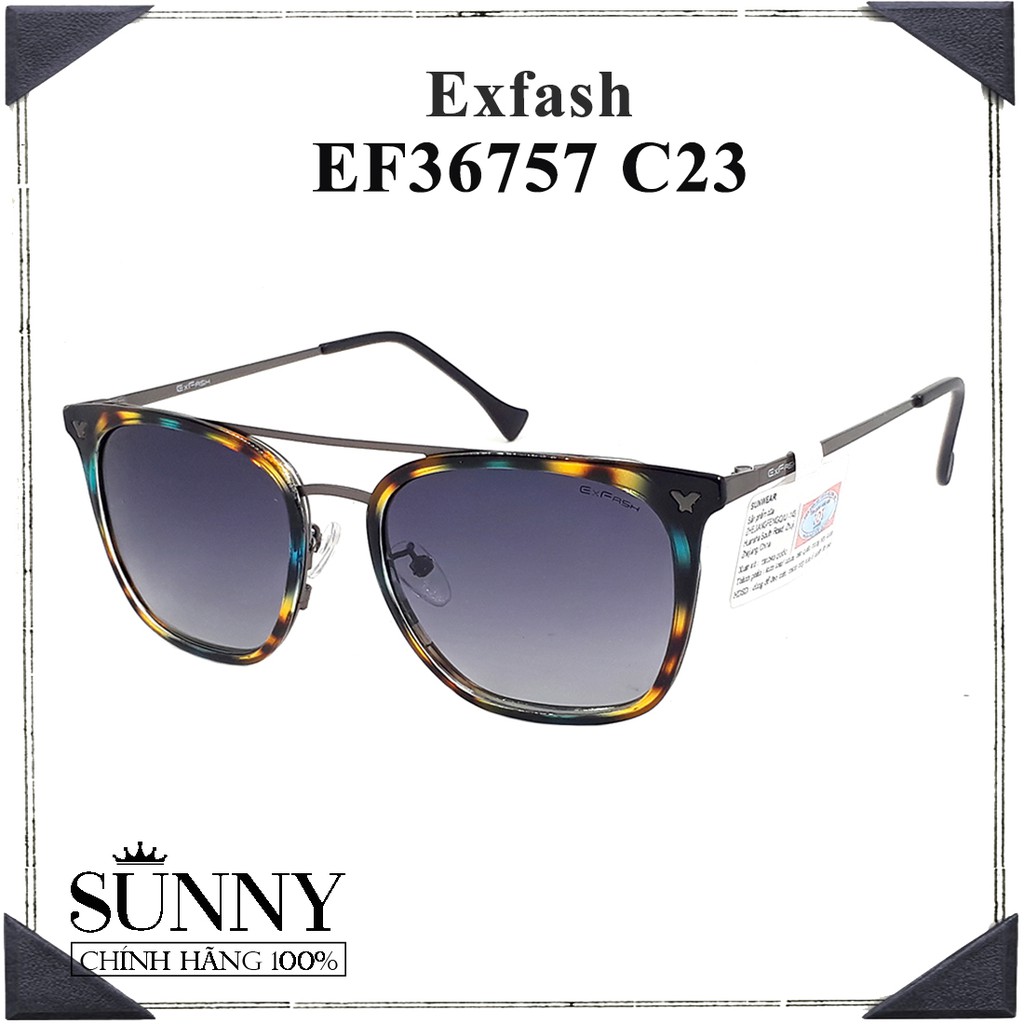 Kính mắt Exfash EF36757 chính hãng Korea, kèm tem thẻ chống hàng giả do bộ công an cấp