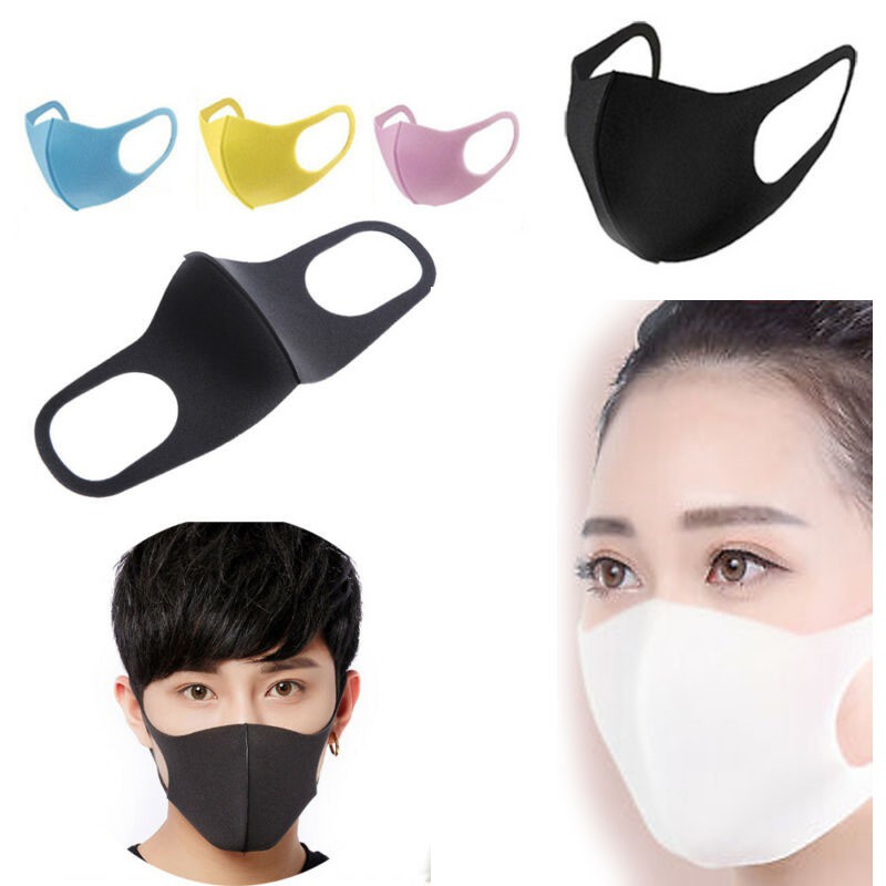 Khẩu trang vải mịn chống khuẩn bụi (trắng)
