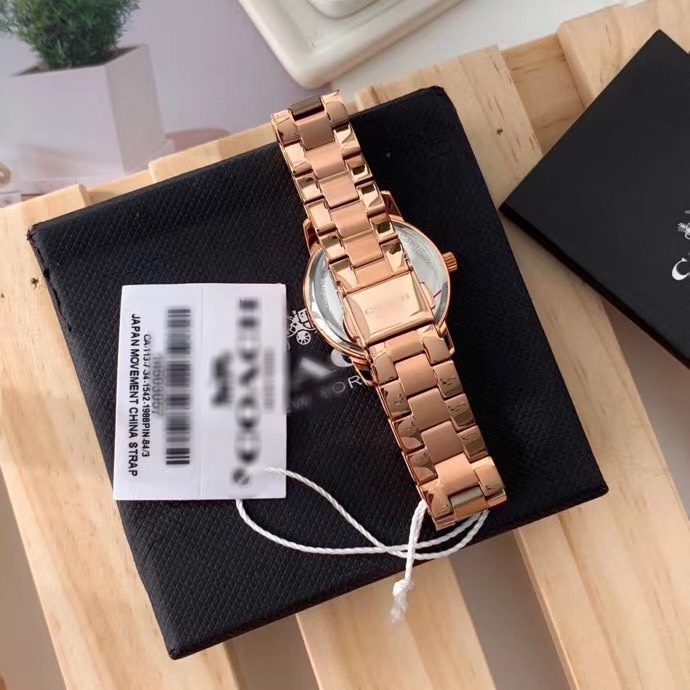 Đồng Hồ Nữ Coach Grand Blush 14503057 14503007 , Dây Thép Màu Rose Gold , Size 36/28mm