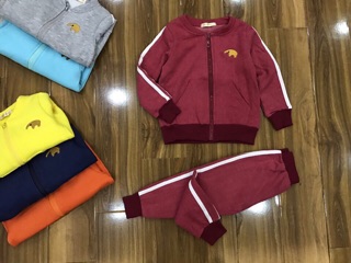 Bộ nỉ lót bông cho bé