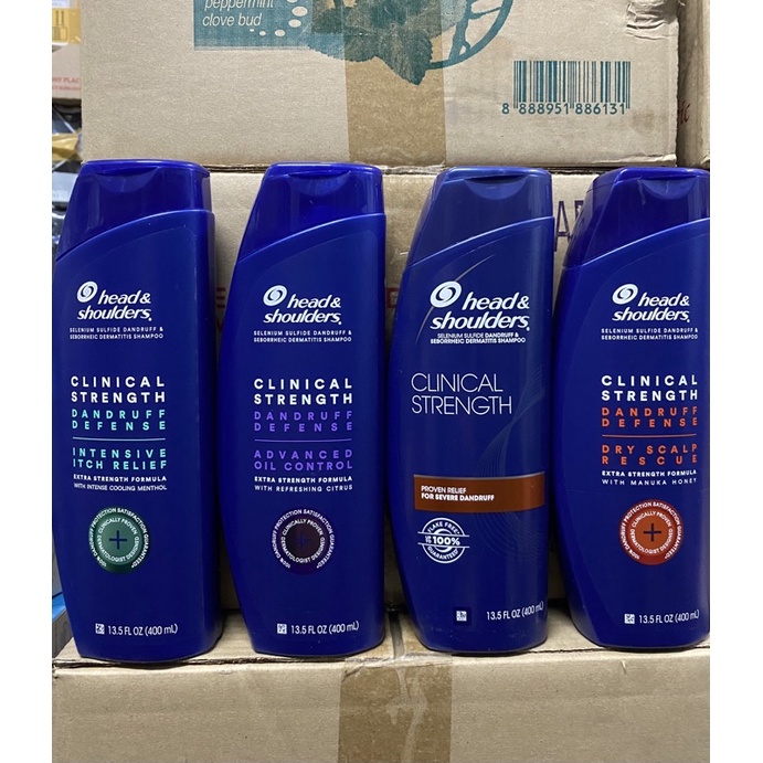 Dầu Gội Ngăn ngừa Gàu Head & Shoulders, Head Mỹ giảm gàu, nấm 400ml Chính Hãng