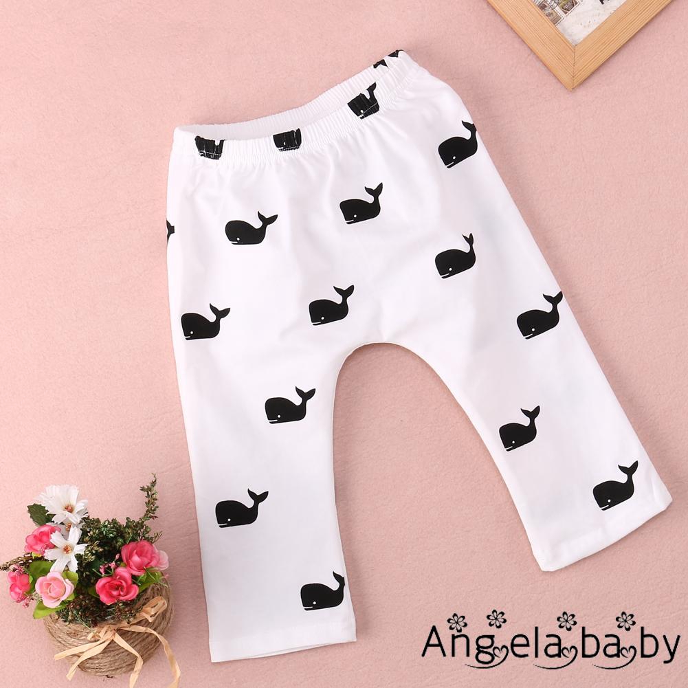 Hot Fashion Baby boys Children Cartoon Whale 100% Cotton Pants