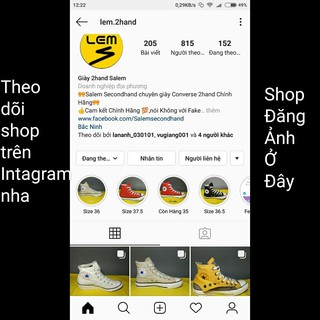 Giày Converse Chính Hãng (Đã Qua Sử Dụng)