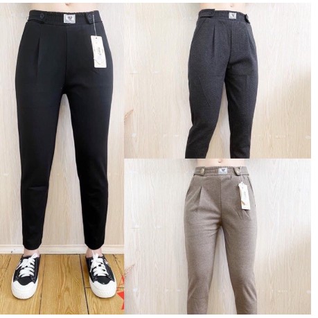 Quần Jogger Nữ Thun Tăm Lưng Chun Quần Baggy Dạ Mặc Nhà, Đi Làm, Đi Chơi