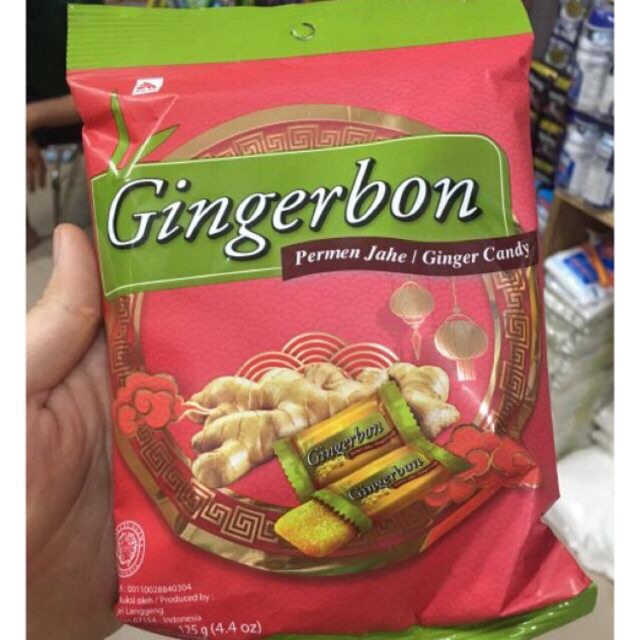 kẹo Dẻo Gừng Gingerbon 125g (31 viên)