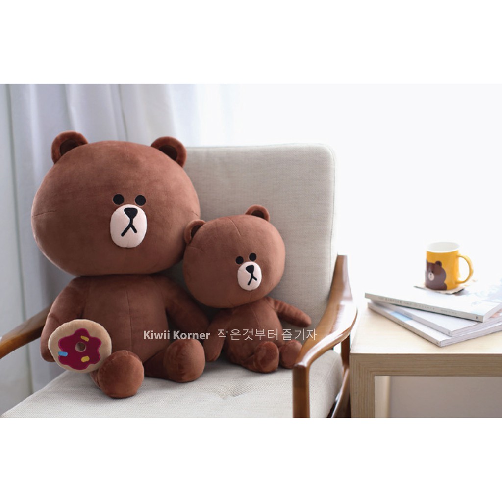 Gấu bông gấu nâu Brown Line Friends hàng Hàn cao cấp