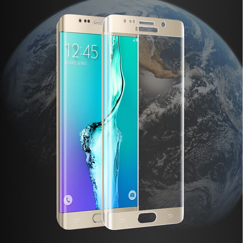 Samsung S6 Edge Plus Tempered Glass Screen Protecotor 3D Full Cover  QYWO