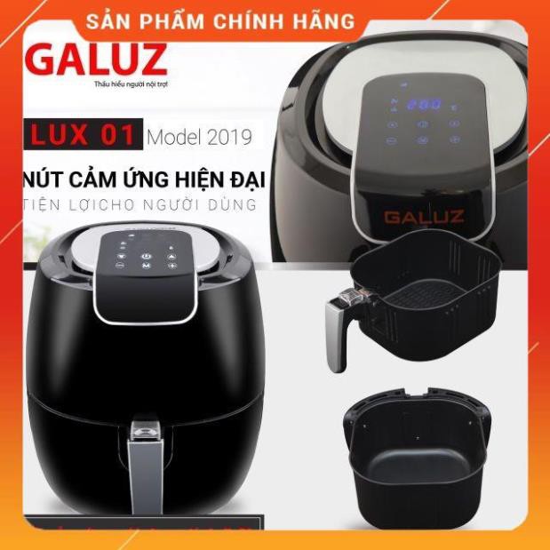 [FreeShip] Nồi chiên không dầu điện tử Galuz 5,3L Lux 01 , Hàng chính hãng - Bảo hành 12 tháng