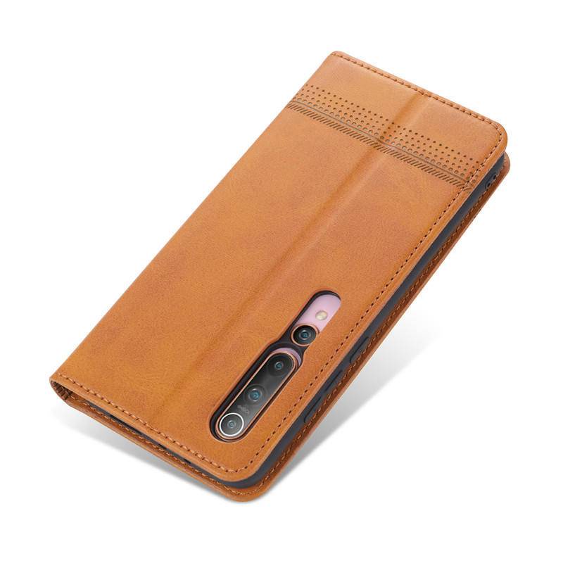 Bao Da Điện Thoại pu Nắp Lật Phong Cách Doanh Nhân Cho xiaomi mi 10 xiaomi mi10 pro mi10pro Giá Đỡ