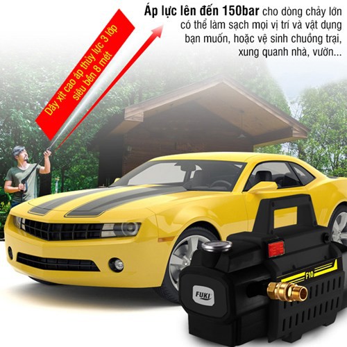 Máy phun rửa xe Fuki F10A Car Kit 2100W