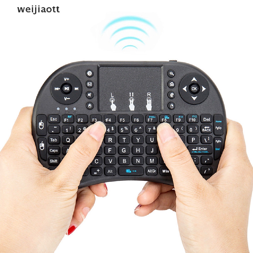 weijiaott Mini 2.4G Wireless Keyboard Fly Air Mouse Touchpad For Android Smart TV Box PC  WT