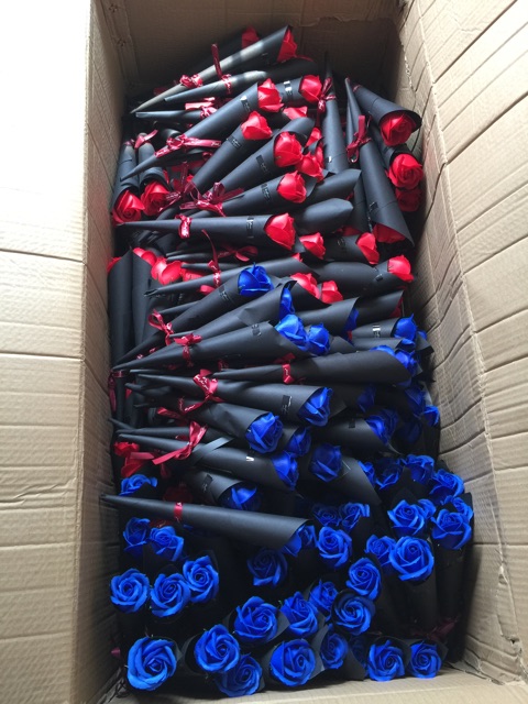 Hoa sáp bó 1 bông k tuyết siêu đáng yêu 😍