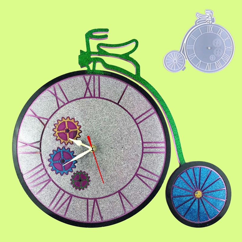 Khuôn Silicone Hình Đồng Hồ Treo Tường Trang Trí