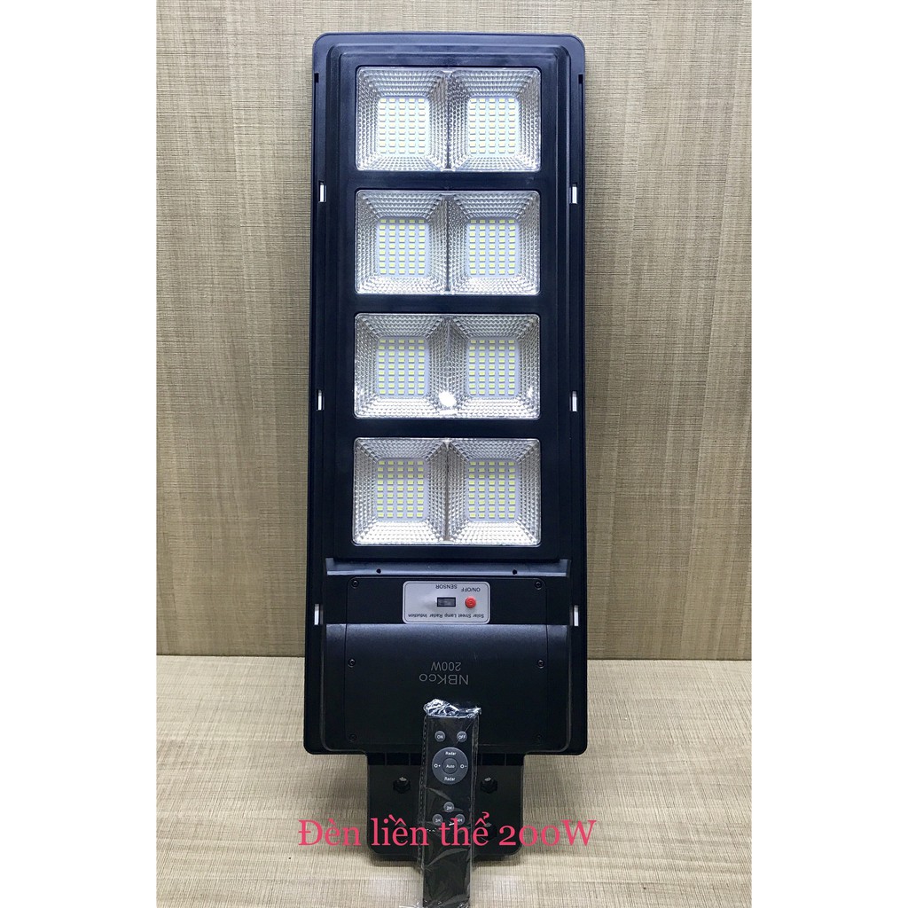 Đèn Năng Lượng Mặt Trời Liền Thể NBKco Lighting - Sản Phẩm chính hãng - Bảo hành 24 tháng lỗi 1 đổi 1