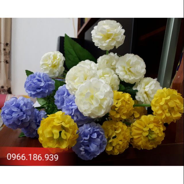 Combo đá pha lê + hoa lá điểm