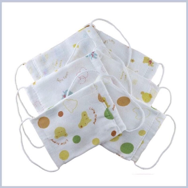 khẩu trang vải xô cho bé
