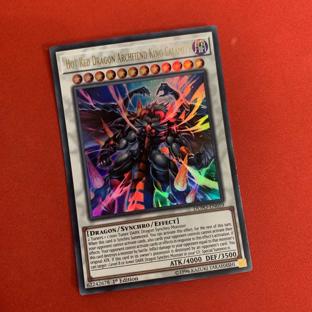 [EN-JP][Thẻ Bài Yugioh Chính Hãng] Hot Red Dragon Archfiend King Calamity