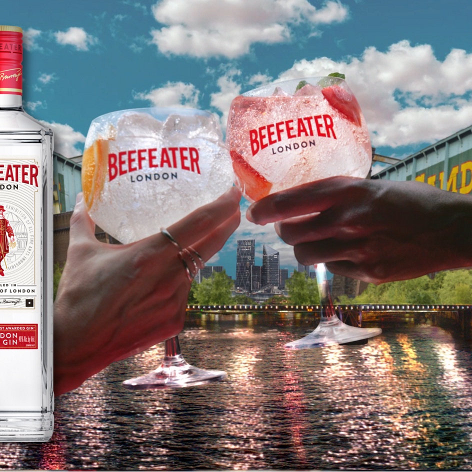 Rượu Gin Beefeater London Dry Gin Nồng Độ Alc 40.0% 700ml Không Kèm Hộp