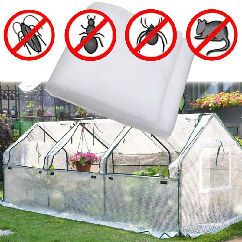 Tấm lưới bọc bảo vệ cây trồng/hoa/ côn trùng tiện dụng cho nhà kính/sân vườn 95d