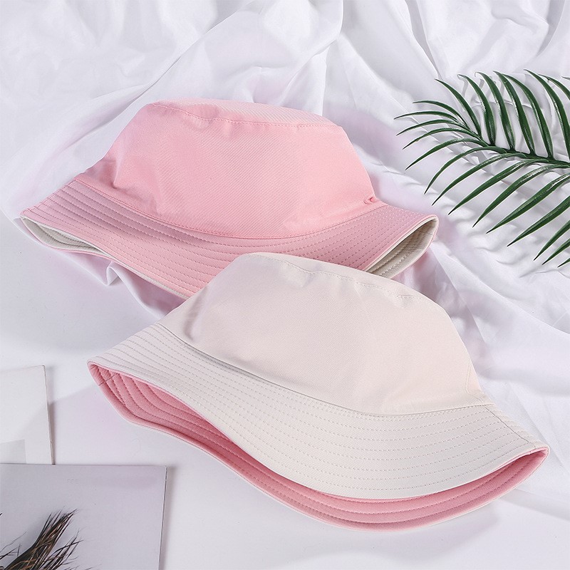 Nón bucket tròn vành hai mặt [Mua 1 được 2] Mũ bucket trơn nhiều màu phong cách Ulzzang Unisex