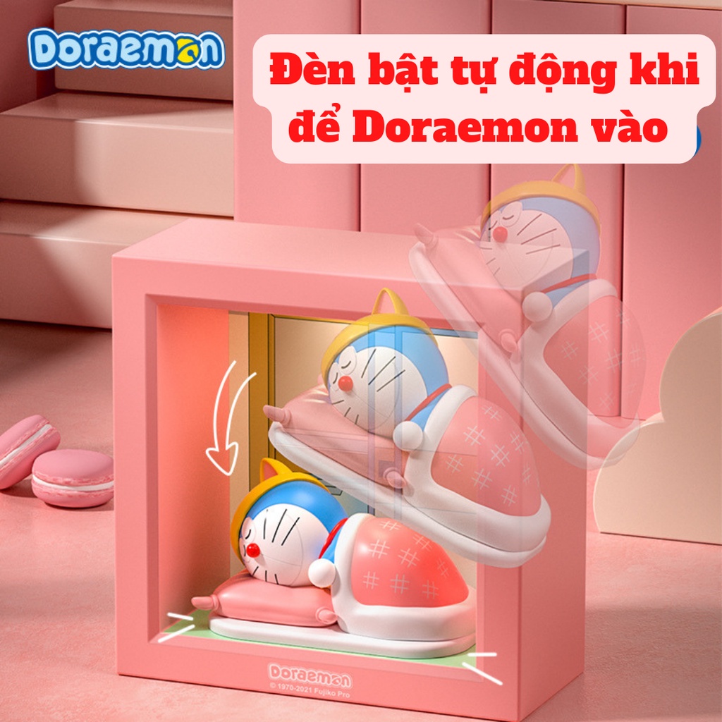 Đèn ngủ DORAEMON cảm ứng+sạc USB-đèn cao cấp mô hình dễ thương
