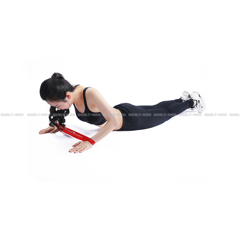 Bộ 6 dây kháng lực miniband REDCORE SP090, Dây cao su tập chân mông yoga [Gym T-Rex]