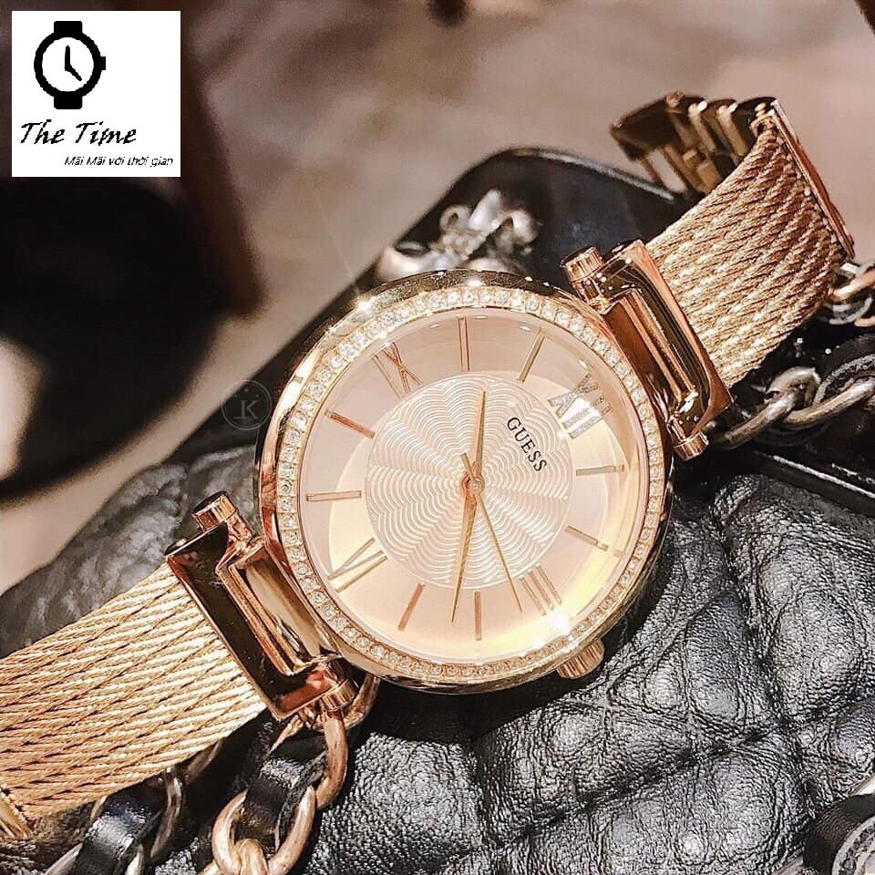 ( Sẵn 2 màu ) Đồng hồ nữ Guess W0638L1 &amp; W0638L2 . case 36mm .3ATM
