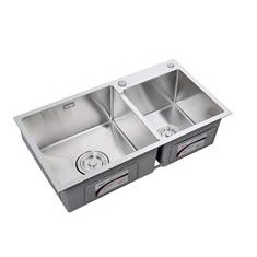 Chậu đúc  82X45 lệch inox  304 cao cấp hàng chính hãng bảo hành 12 tháng .