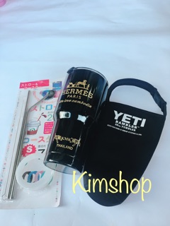 [ĐEN] COMBO LY GIỮ NHIỆT YETI THÁI LAN 900ml