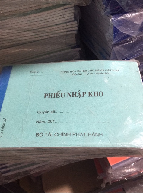 Phiếu nhập kho, Phiếu xuất kho A5/A4 (1lien-2lien-3lien )