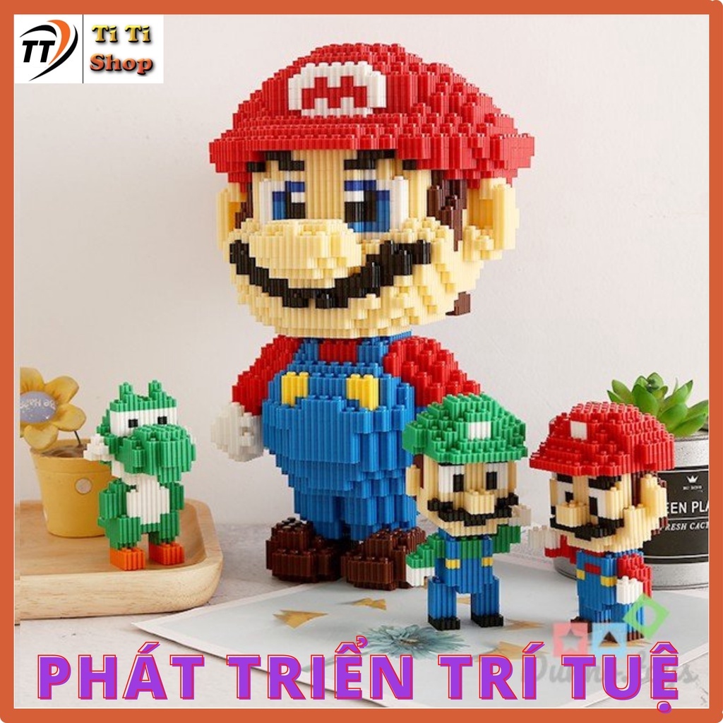đồ chơi lego, mô hình lắp ráp, Lego Super Mario Lắp Ráp Mô Hình 3D - Đồ chơi lego