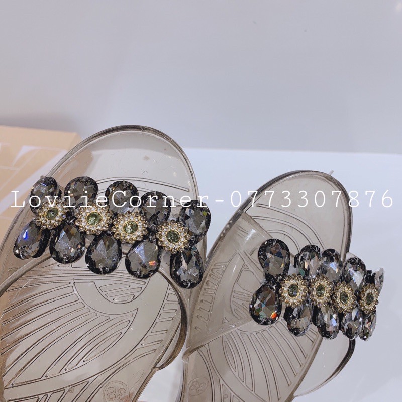 LOVIIECORNER - GIÀY BỆT NỮ ĐI MƯA NHỰA TRONG - GIÀY NỮ ĐẾ BỆT ĐÍNH ĐÁ TRONG SUỐT - GIÀY NỮ TRONG SUỐT ĐI MƯA - B210506 | BigBuy360 - bigbuy360.vn